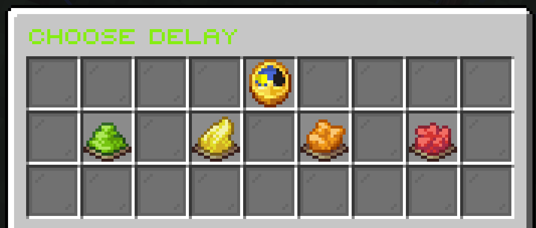 Delay picker — 30s, 1m, 5m, 10m