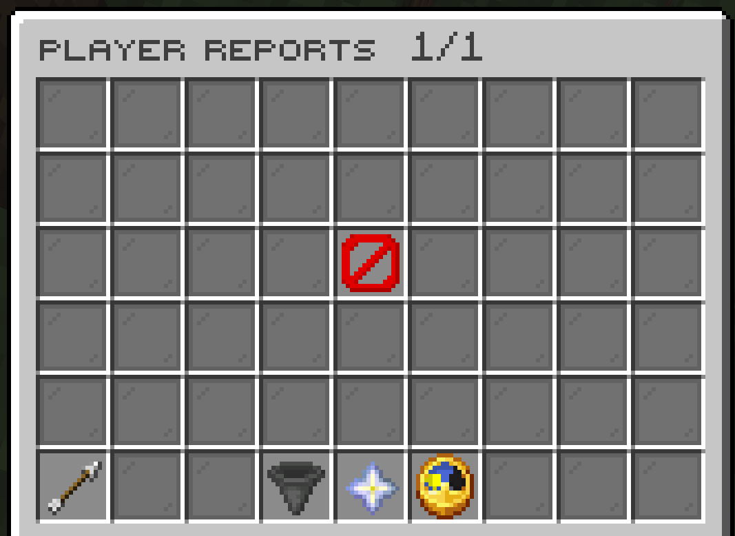 The player-reports list
