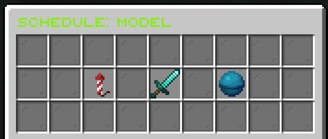 Scheduled model picker