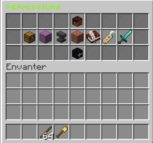 The per-trustee permission toggles